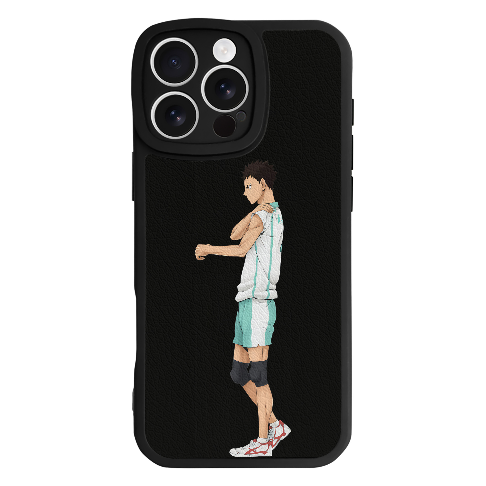 （画像用） ハイキュー!! Haikyu!! 【iPhone 16シリーズ対応】シリコンスマホケース（レザー調） 材質：シリコン